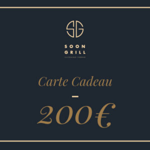 Carte Cadeau Soon Grill - 200€
